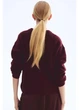 Джемпер женский H&M 271293287 S Бордовый (2727000116729) - изображение 2