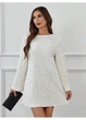 Платье для беременных короткое осеннее женское H&M 271242520 S Кремовое (2727000119102) - изображение 4