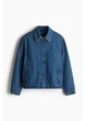 Джинсовая куртка мужская H&M 271262246 S Синяя (2727000120443) - изображение 6