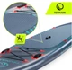 Надувная SUP доска для плавания SUP Tsunami Wave 350 см сап с веслом, ручным насосом и аксессуарами - изображение 9