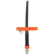 Трубка фронтальная для плавания Zoggs Centre Line Snorkel Черный, оранжевый (465287.BKOR) - изображение 3