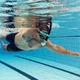 Трубка фронтальная Zoggs Centre Line Snorkel для плавания Черно-бирюзовый (465287.BKTQ) - изображение 4