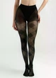 Женские фантазийные колготки с геометрическим узором Giulia TWIST 40 (2) 3 Black-nero, 40 DEN, геометрический принт - изображение 2