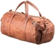 Сумка дорожная кожаная Grande Pelle винтажная коричневая 40 л 55×31×24 см унисекс 56028 - изображение 2