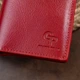 Портмоне женское GRANDE PELLE из натуральной кожи вертикальное с монетницей Красное 55699 - изображение 9