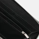 Жіночий шкіряний гаманець Borsa Leather для карт чорний натуральна шкіра місткий 54388 - зображення 5