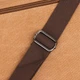 Текстильная сумка для ноутбука 13 дюймов Vintage коричневая через плечо из полиэстера для работы и учебы 70506 - изображение 10