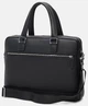 Мужская кожаная сумка Borsa Leather стильная деловая сумка через плечо 54149 - изображение 2
