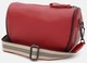 Женская кожаная сумка Borsa Leather стильная бордовая сумка через плечо из натуральной кожи 54220 - изображение 2