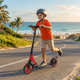 Самокат двухколесный складной с колесами 200мм и дисковым тормозом Scooter City Riding 659 Red-Black - зображення 8