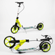 Самокат двухколесный складной с колесами 200мм и дисковым тормозом Scooter City Riding 659 White-Neon Green - изображение 5