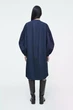 Сукня жіноча COS gathered tie-detail dress 1251105001 Eur 40 Синій - зображення 3