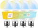 Розумні LED лампочки iLC E27 12 Вт Alexa Bluetooth Mesh, регулювання яскравості 1–100%, 2700–6000K, комплект 4 шт - зображення 1