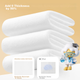 Влажные салфетки для лица FulCotton Cotton Soft Family, 100% чистый хлопок, одноразовые, для сухого и влажного использования, большая вместимость, 300 листов*1 упаковка - изображение 7