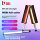 JINBEI EFT-220RGB Повнокольоровий портативний заповнювальний світловий паличок, фотографія, пряма трансляція, атмосферне освітлення, портретне освітлення для волосся, повнокольоровий світловий паличок із вбудованим літієвим акумулятором - изображение 4