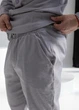 Брюки из льна MonsterBrand прямые XXL (54) светло-серые - изображение 4