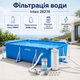 Каркасный бассейн Intex Small Frame 450×220×84 см 7127 л прямоугольный сборный бассейн с картриджным фильтр-насосом 2006 л/ч - изображение 4
