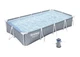 Каркасный бассейн Bestway Steel Pro 561FV 366×201×66 см 4000 л прямоугольный с картриджным фильтр-насосом 1250 л/ч, ремкомплектом - изображение 6