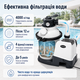 Песочный фильтр-насос Intex Krystal Clear 5700 л/ч 190W для бассейнов 1100–30000 л с загрузкой песка 12 кг и таймером - изображение 4