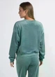 Женский велюровый комплект: свитшот и брюки Giulia SOFT WINTER 5815/080 L Green-jade, домашний, хлопковый велюр - изображение 9