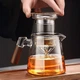 Чайный набор стеклянный Lesko 4929 Transparent заварник 550 мл и 4 чашки - изображение 5