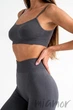 Топ безшовний на тонких бретелях InSecret Bra Comfort POPPY SEED L/XL Темно-сірий - зображення 1
