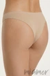 Трусики-бразиліана безшовні InSecret Brasiliana Basic NUDE L/XL Тілесні - зображення 2