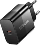 Сетевое зарядное устройство ESSAGER 30W QC/PD USB-C + USB-C-C 60W Cable Black (E30JSB1-SYTT1-T) - изображение 3