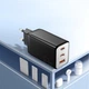 Мережевий зарядний пристрій ESSAGER Ranges 67W GaN 2xUSB-C + USB-A QC/PD Black (ECT67W-LJB01-Z) - зображення 7