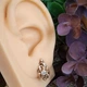 Серьги Xuping Jewelry длина 1.7см ширина 9мм медицинское золото позолота 18К с1701 - изображение 2