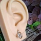 Сережки Xuping Jewelry довжина 1.7см ширина 8мм медичне золото позолота 18К с1686 - зображення 2