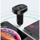 FM-модулятор трансмиттер Baseus T-Typed + bluetooth (2USB) CCTM-01 Black - зображення 10