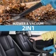 Аккумуляторная воздуходувка-пылесос 2в1 24V 1300 mAh, отдушка для листьев, пыли и снега, голубая - изображение 10