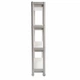 Этажерка напольная на колесиках 4 яруса 54x18x91 см Violet House 6014 Long Shelf белая - изображение 3