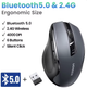 Беспроводная мышь UGREEN MU006 Bluetooth 5.0 + 2.4G, 4000 DPI, 6 бесшумных кнопок, эргономичная для ноутбука, ПК и MacBook - изображение 1
