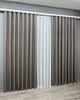 Комплект готовых штор VR-Textil Лен Мешковина № 1769ш Серый 150х270см 2 шт (33-0729) - изображение 4