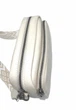 Стильна жіноча сумка cross-body з натуральної шкіри Wide-770 біла - изображение 7