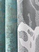 Комплект штор VR-Textil Жаккард Мармур 100х270 2шт и Тюль 300х270 1292ш-1529т Бирюзовый с белым 71-185/1 - изображение 5