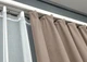 Комплект штор VR-Textil Мікровелюр Petek 150х270 2шт і Тюль 600х270 2016ш-1153т Какао з білим 71-153/5 - зображення 8
