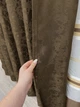 Комплект штор VR-Textil Лен Мрамор 200х270 2шт и Тюль 600х270 1261ш-1579т Коричневый с молочным 71-161/7 - изображение 5