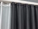 Комплект штор VR-Textil Льон Мішковина 200х270 2шт і Тюль 500х270 1161ш-1703т Графітовий з білим 71-178/6 - зображення 8