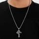 Кулон Хрест зі змією Dragon Cross + ланцюжок із неіржавкої сталі - зображення 7