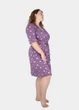 Халат жіночий Bahar ліловий в серця 5XL (артикул 3500-7) - изображение 2