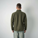 Світшот чоловічий зі стійкою трикотаж фліс хакі, L;XL - изображение 5