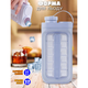 Силиконовая ледница бутылка 2 в 1 с крышкой для приготовления льда и охлаждения напитков (741902) - изображение 5