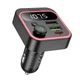 Автомобильный Bluetooth-модулятор HOCO E85 Intelligent 38W с быстрой зарядкой Type-C PD 20W и Quick Charge 3.0 Черный - изображение 3
