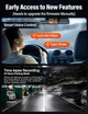 Відеореєстратор IIWEY EY02 4K Wi-Fi 5 ГГц передня 4K + задня 1080P 64 ГБ - зображення 7