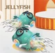 Музична інтерактивна іграшка EXPERT TRADE Jellyfish Танцююча медуза 20х14 см Зелена (HX178) - зображення 8