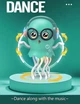 Музична інтерактивна іграшка EXPERT TRADE Jellyfish Танцююча медуза 20х14 см Зелена (HX178) - зображення 6