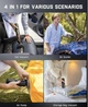 Мощный аккумуляторный автомобильный пылесос Fanttik Slim V8 Apex 19000 Па, 45 AW, 4-в-1, беспроводной, мини-насос, Type-C, черный - изображение 4